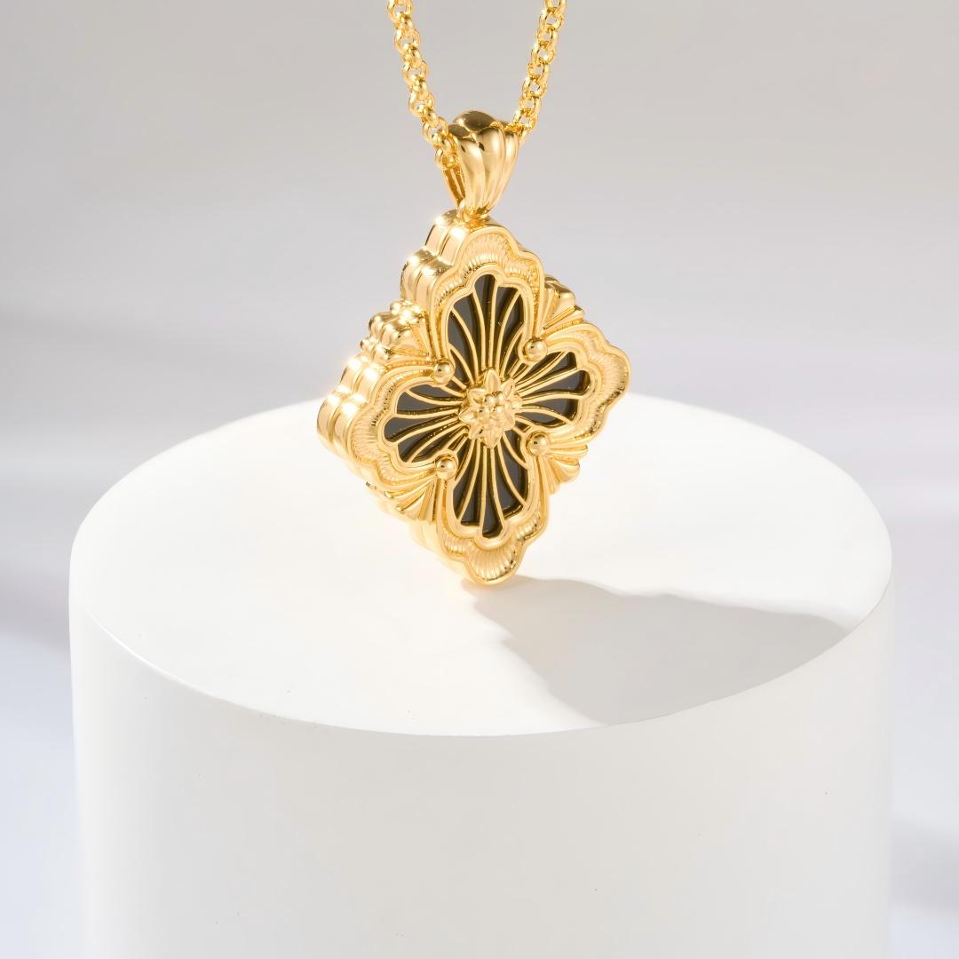 [OAKJURI Jewelry JEWELRY] OPERA TULLE ENAMEL NECKLACE