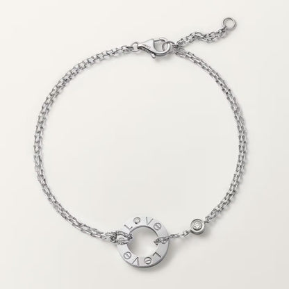 [OAKJURI Jewelry] LOVE BRACELET 2 DIAMOND