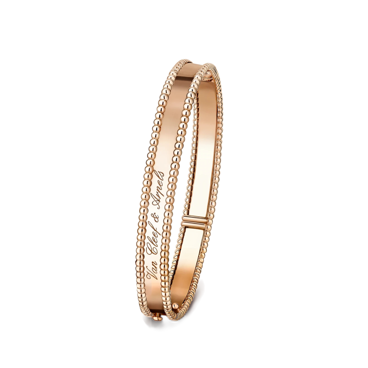 [OAKJURI Jewelry]CLOVER PERLEE BRACELET SIGNATURE ENGRAVING SERIES