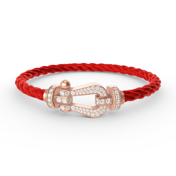 [OAKJURI Jewelry]FORCE LARGE HORSESHOE FULL DIAMOND BRACELET ROSE GOLD