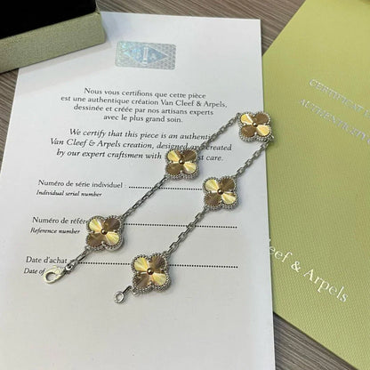[OAKJURI Jewelry] CLOVER 5 MOTIF LASER BRACELET COLLECTION