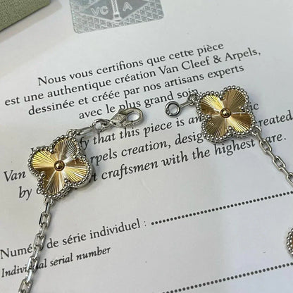 [OAKJURI Jewelry] CLOVER 5 MOTIF LASER BRACELET COLLECTION