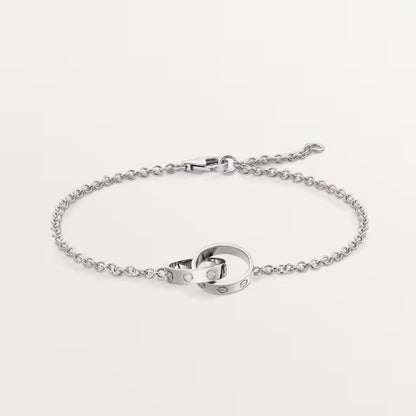 [OAKJURI Jewelry] LOVE BRACELET DOUBLE RING