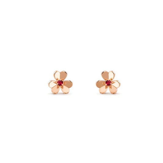 [OAKJURI Jewelry]FRIVOLE  FLOWER PINK EARRINGS