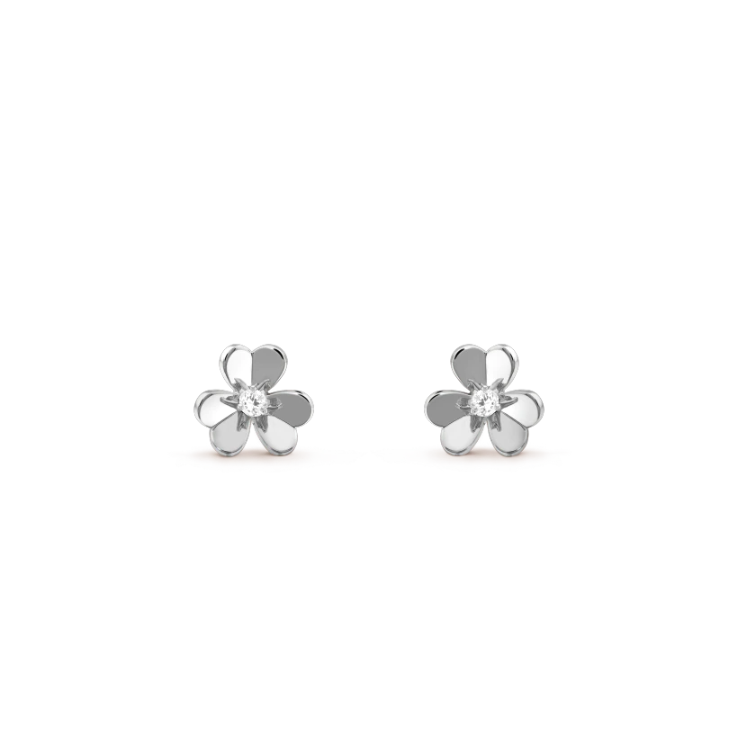 [OAKJURI Jewelry]FRIVOLE MINI SILVER FLOWER EARRINGS
