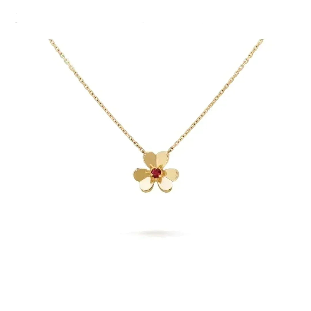 [OAKJURI Jewelry]FRIVOLE GOLD FLOWER NECKLACE