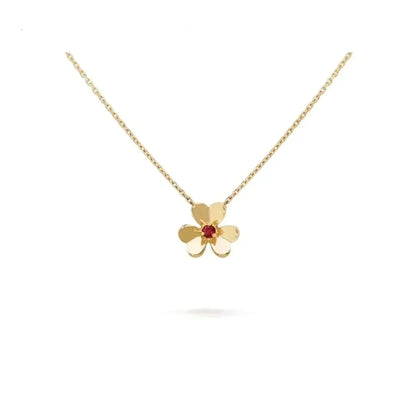 [OAKJURI Jewelry]FRIVOLE GOLD FLOWER NECKLACE