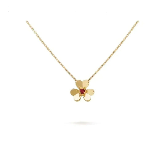 [OAKJURI Jewelry]FRIVOLE GOLD FLOWER NECKLACE