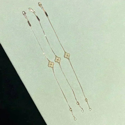 [OAKJURI Jewelry]CLOVER SINGLE FLOWER BRACELET