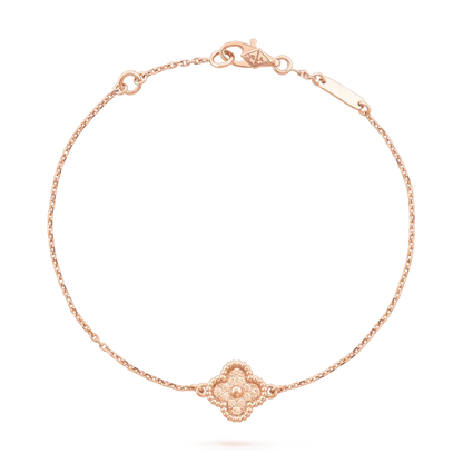 [OAKJURI Jewelry]CLOVER SINGLE FLOWER BRACELET