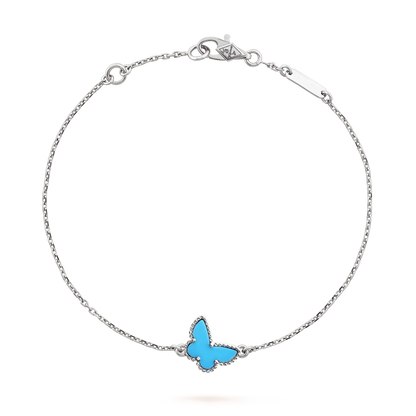 [OAKJURI Jewelry]BUTTERFLY TURQUOISE BUTTERFLY BRACELET SILVER