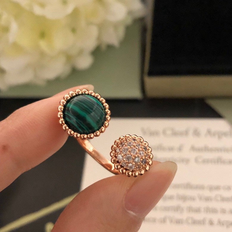 [OAKJURI Jewelry]PERLEE COULEURS DIAMOND ROSE GOLD BETWEEN THE FINGER RING