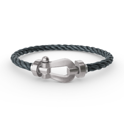 [OAKJURI Jewelry]FORCE LARGE HORSESHOE NO DIAMOND BRACELET SILVER