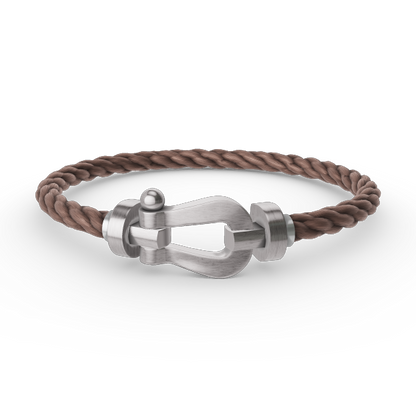 [OAKJURI Jewelry]FORCE LARGE HORSESHOE NO DIAMOND BRACELET SILVER