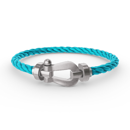 [OAKJURI Jewelry]FORCE LARGE HORSESHOE NO DIAMOND BRACELET SILVER