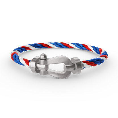 [OAKJURI Jewelry]FORCE LARGE HORSESHOE NO DIAMOND BRACELET SILVER