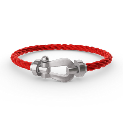 [OAKJURI Jewelry]FORCE LARGE HORSESHOE NO DIAMOND BRACELET SILVER