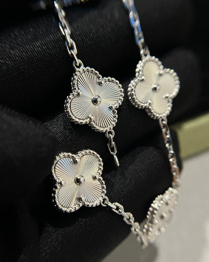 [OAKJURI Jewelry] CLOVER 5 MOTIF LASER BRACELET COLLECTION